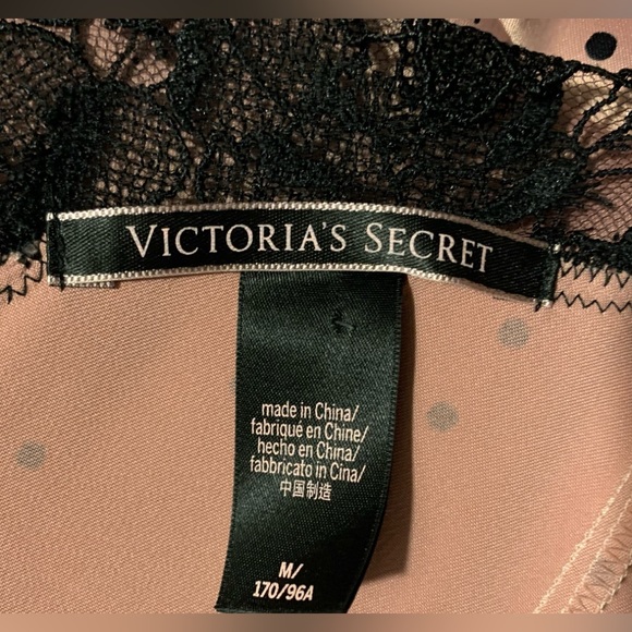 Excellent Condition, Victoria's Secret, Pink & Black Slip Dress, Size Medium - Picture 12 of 12